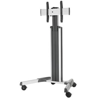 CHIEF - Displaystnder (37-55 Zoll), rollbar, Hhenverstellung 127-177cm, VESA 200x100 - 600x400, +/- 5 neigbar, 56,7Kg, silber (MPAUS) 