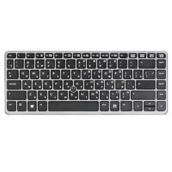 HP - Tastatur - hinterleuchtet - GB - fr EliteBook 755 G2 