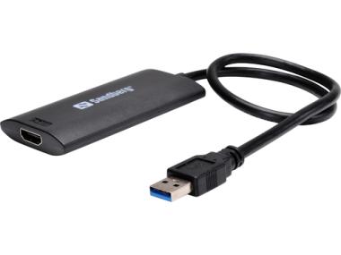 Sandberg - Externer Videoadapter - SuperSpeed USB3.0 - HDMI (133-85) 