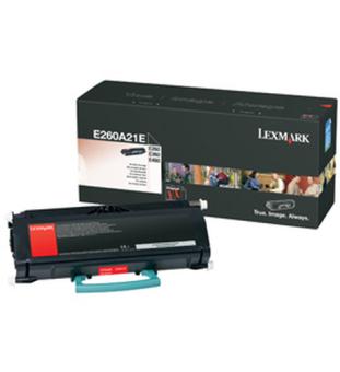 Lexmark Toner E260A21E - Schwarz - Kapazitt: 3.500 Seiten (E260A21E) 