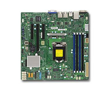 Server MB Super Micro 1xLGA 1151/mATX/2x1Gb LAN     X11SSL-F ohne OS 