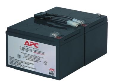 APC RBC6 - Ersatzbatterie fr Unterbrechungsfreie Notstromversorgung (USV) - passend fr Modelle SMT1000I / SUA1000I - schwarz (RBC6) 