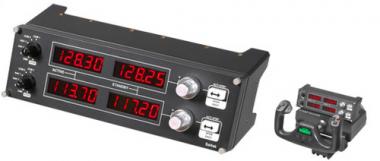 Logitech Saitek Pro Flight Radio Panel - Flugsimulator-Instrumentenbrett - verkabelt - fr PC (945-000011) 