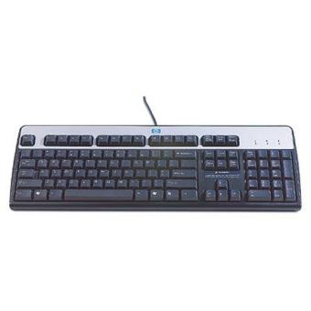 HPE Standard - Tastatur - USB - Portugiesisch - Silber, Carbonite - fr MultiSeat t200, Compaq Business Desktop dc7700, Flexible Thin Client t510 