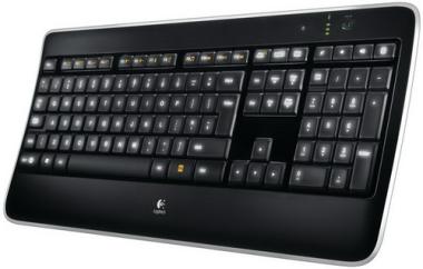 Logitech Wireless Illuminated K800 - Tastatur - 2,4 GHz - Deutsch (920-002360) 