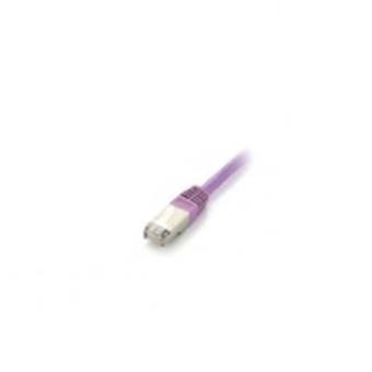 equip 605658 Patchkabel RJ45-Stecker auf RJ45-Stecker S/FTP Cat.6a/10G 15.00m viol. 