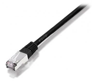 equip 605699 Patchkabel RJ45-Stecker auf RJ45-Stecker S/FTP Cat.6a/10G 20.00m schw. 