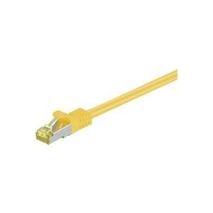 MicroConnect - Patch-Kabel - RJ-45 (M) bis RJ-45 (M) - 25 m - SFTP, PiMF -Cat.7 Rohkabel - halogenfrei, verseilt - Gelb 