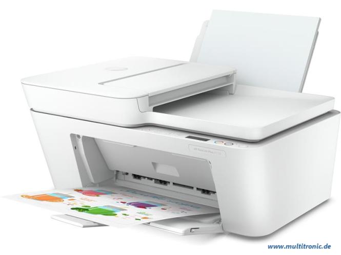 T HP DeskJet Plus 4110 - 4800 x 1200 DPI USB WiFi A4 - Wei 