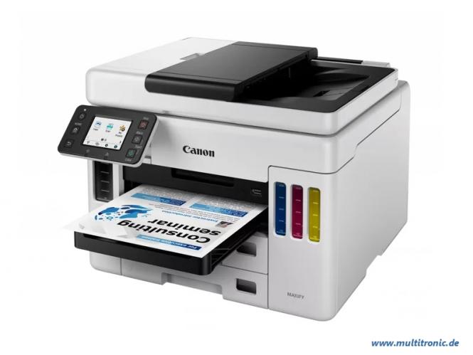 T Canon MAXIFY GX7050 600 x 1200 DPI - A4 Duplex USB LAN WiFi - Refillable 