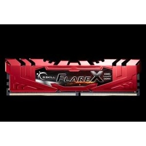 G.Skill Flare X series - DDR4 - 32 GB: 4 x 8 GB - DIMM 288-PIN - 2400 MHz / PC4-19200 - CL15 - 1.2 V - ungepuffert - nicht-ECC (F4-2400C15Q-32GFXR) 