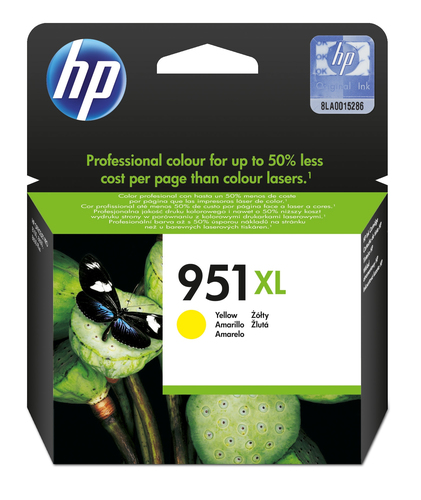 Hewlett-Packard HP 951XL - CN048AE - Druckerpatrone - 1 x Gelb - fr Officejet Pro 8100, 8600, 8600 N911a (CN048AE#BGX) 