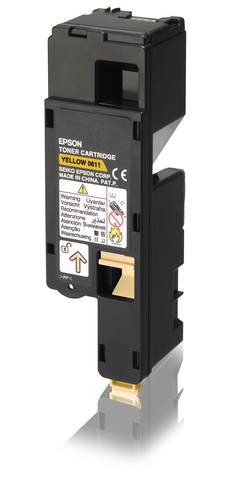 Epson - Tonerpatrone - High Capacity - 1 x Gelb - 1400 Seiten - fr AcuLaser C1700, C1750N, C1750W, CX17NF, CX17WF (C13S050611) 