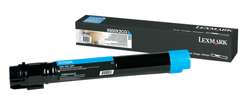 Lexmark - Hohe Ergiebigkeit - Cyan - Original - Tonerpatrone - fr Lexmark XS950de, XS955de, XS955dhe (22Z0009) 