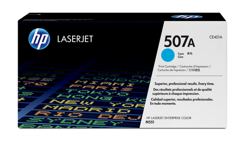 HP 507A Original Toner cyan Standardkapazitt 6.000 Seiten 1er-Pack 