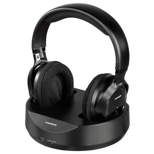 Thomson WHP3001BK - Ohraufliegend - Kopfband - 20 - 20000 Hz - geschlossen - 3,5 mm (1/8 Zoll) - Kabellos (131957) 