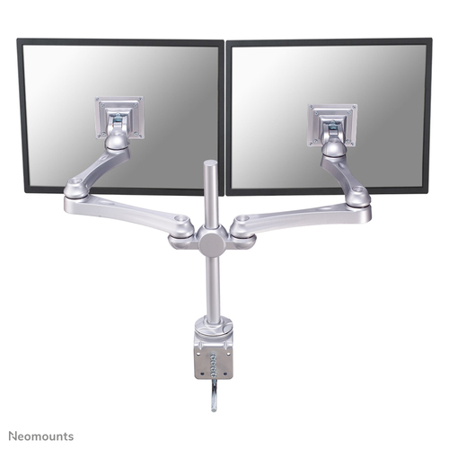 Neomounts by Newstar FPMA-D930D - Befestigungskit - fr 2 LCD-Displays (full-motion) - Silber - Bildschirmgre: 25.4-76.2 cm (10 Zoll-30 Zoll) - Klemmmontage, Tischmontage 