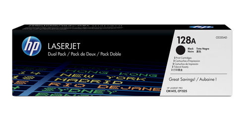 HP 128A LaserJet Original Toner schwarz Standardkapazitt 2 x 2.000 Seiten 2er-Pack 