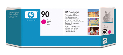 Hewlett-Packard HP 90 - Druckkopf mit Reiniger - 1 x Magenta (C5056A) 