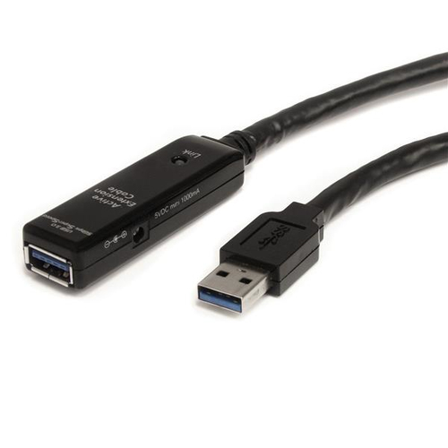 STARTECH.COM 10 m aktives USB 3.0 SuperSpeed Verlngerungskabel - Stecker/Buchse 