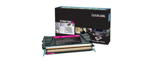 Lexmark - Magenta - Original - Tonerpatrone LCCP, LRP - fr X746de, 748de, 748dte (X746A1MG) 
