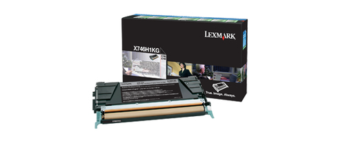 Lexmark Toner X746H1KG - Schwarz - Kapazitt: 12.000 Seiten (X746H1KG) 