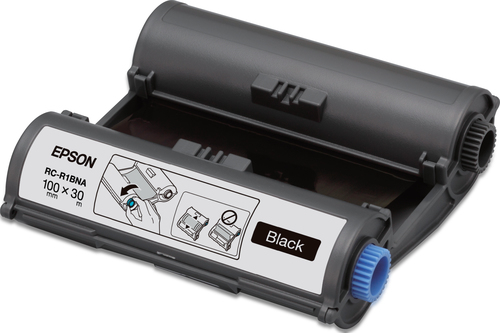 Epson RC-R1BNA - 1 - Schwarz - 100 mm x 30m - Farbband - fr LabelWorks Pro100 (C53S635001) 