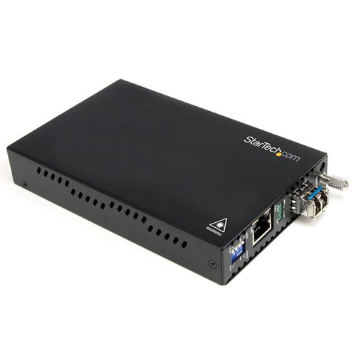 StarTech.com LWL / Glasfaser Gigabit 1000 Mbit/s Multimode Medienkonverter - LC 550m - Medienkonverter - 1000Base-LX, 1000Base-SX, 1000Base-T - RJ-45 / LC Multi-Mode - bis zu 550 m - 850 nm (ET91000LC2) 