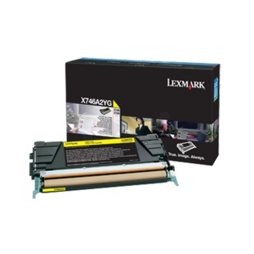 Lexmark - Gelb - Original - Tonerpatrone Lexmark Corporate - fr X746de, 748de, 748dte (X746A3YG) 