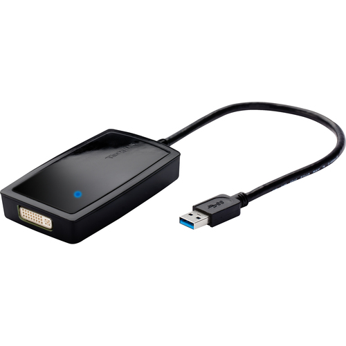 Targus USB3.0 SuperSpeed Multi Monitor Adapter - Externer Videoadapter - SuperSpeed USB3.0 - DVI - Schwarz (ACA038EU) 
