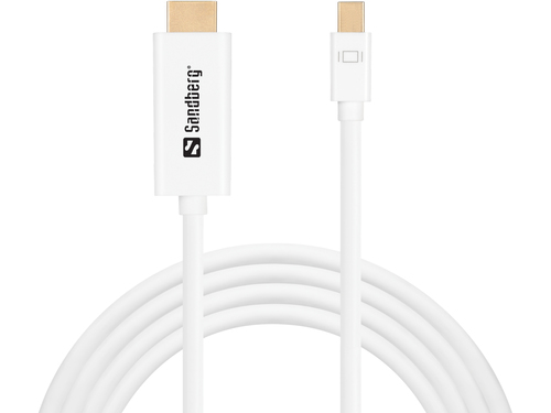 Sandberg - Video- / Audiokabel - DisplayPort / HDMI - Mini DisplayPort (M) - HDMI, 19-polig (M) - 1,5 m (508-71) 