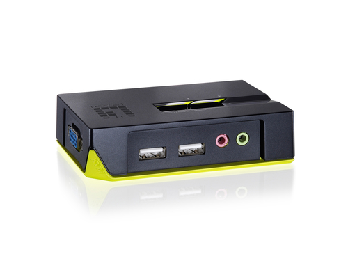 LevelOne ViewCon KVM-0221 - KVM-/Audio-Switch - USB - 2 Anschlsse - 1 lokaler Benutzer (590221) 