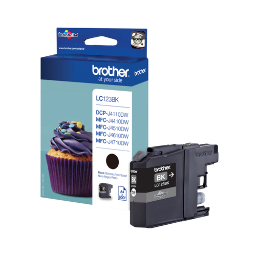Tinte schwarz LC-123BK 