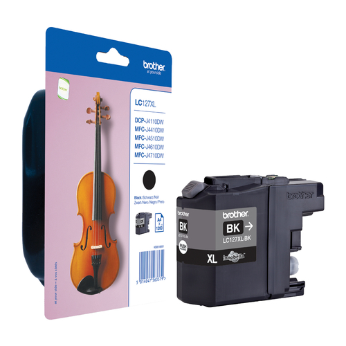 BROTHER LC127XLK Tinte schwarz1200Seiten 