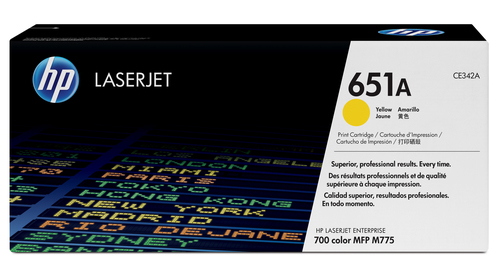 HP 651A Original Toner gelb Standardkapazitt 16.000 Seiten 1er-Pack 