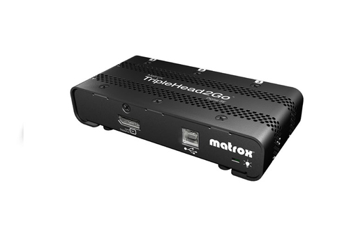 Matrox TRIPLE HEAD 2 GO DIGITAL SE Multi-Display-Adapter (T2G-DP3D-IF) 