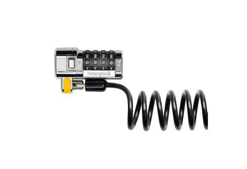 Kensington ClickSafe Portable Combination Laptop Lock - Sicherheitskabelschloss - Schwarz (K64698EU) 