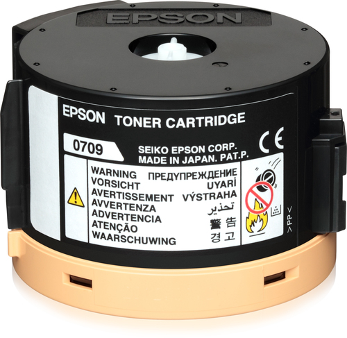 Epson 0709 - Schwarz - Original - Tonerpatrone - fr WorkForce AL-M200DN, AL-M200DN Double pack bundle ETD, AL-M200DW, AL-MX200DNF, AL-MX200DWF (C13S050709) 