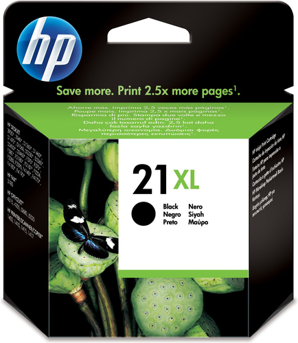 HP 21XL Original Tinte schwarz hohe Kapazitt 12ml 475 Seiten 1er-Pack 