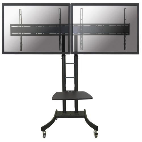 NewStar PLASMA-M2000ED - Aufstellung fr 2 LCD-/Plasma-Konsolen - Silber - Bildschirmgre: 68,6 - 152,4 cm (27 Zoll - 152,40cm (60 Zoll)) - Montageschnittstelle: 200 x 200 mm, 800 x 600 mm - stehend (PLASMA-M2000ED) 