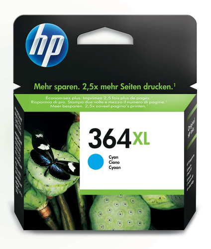 Tinte cyan Nr. 364XL (CB323EE) 