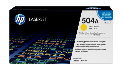 Toner gelb 504A (CE252A) 