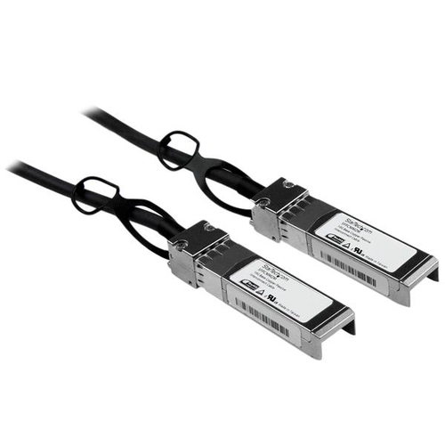 StarTech.com Cisco kompatibles SFP+ Twinax Kabel - 10GBASE-CU SFP+ Direct Attach Kabel - Direktanschlusskabel - SFP+ bis SFP+ - 2 m - twinaxial - fr Cisco Catalyst 2960, 2960-24, 2960-48, 2960G-24, 2960G-48, 2960S-24, 2960S-48, UCS 6140 