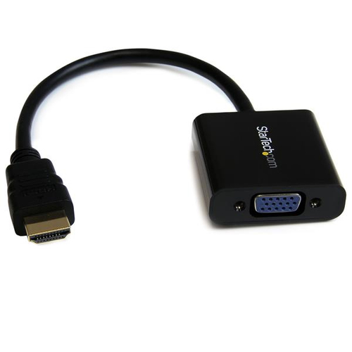 Startech HDMI zu VGA Adapter St./Bu. schwarz 