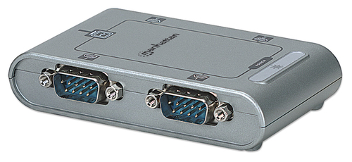 Manhattan USB to Serial Converter - Serieller Adapter - USB2.0 - RS-232 x 4 (151047) 