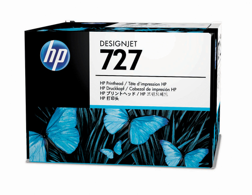 HP B3P06A Druckkopf 727 Designjet 6-Farben 