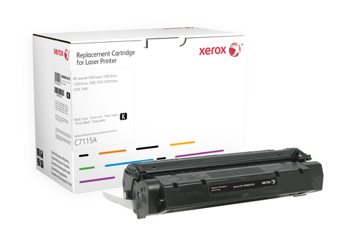 Xerox - Tonerpatrone (ersetzt HP C7115A) - 1 x Schwarz - 2500 Seiten - fr HP LaserJet 1000, 1005, 1200, 1220, 3300, 3310, 3320, 3330, 3380 (006R03018) 