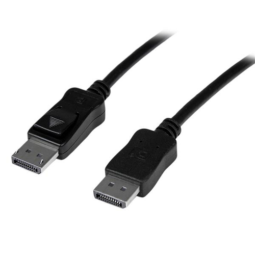 StarTech.com aktives DisplayPort Kabel - Stecker/Stecker - DP auf DP Kabel - DisplayPort-Kabel - DisplayPort (M) - DisplayPort (M) - 15,0m - verriegelt, aktives Kabel (Signalregenerierung) - Schwarz (DISPL15MA) 