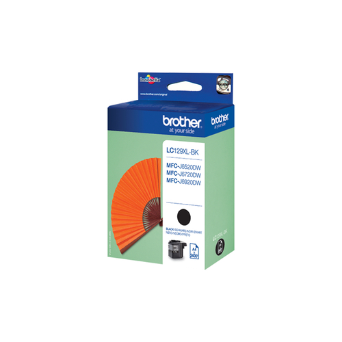 BROTHER LC-129XL BK Tinte schwarz Extra hohe Kapazitt 2.400 Seiten 