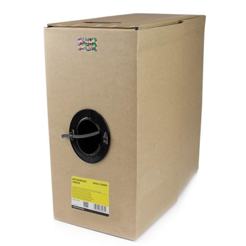StarTech.com Rolle Cat6 UTP Netzwerkkabel - Cat 6 CMR Verlegekabel - Bulkkabel - 304,9m - UTP - CAT 6 - Solid - Grau (WIR6CMRGR) 